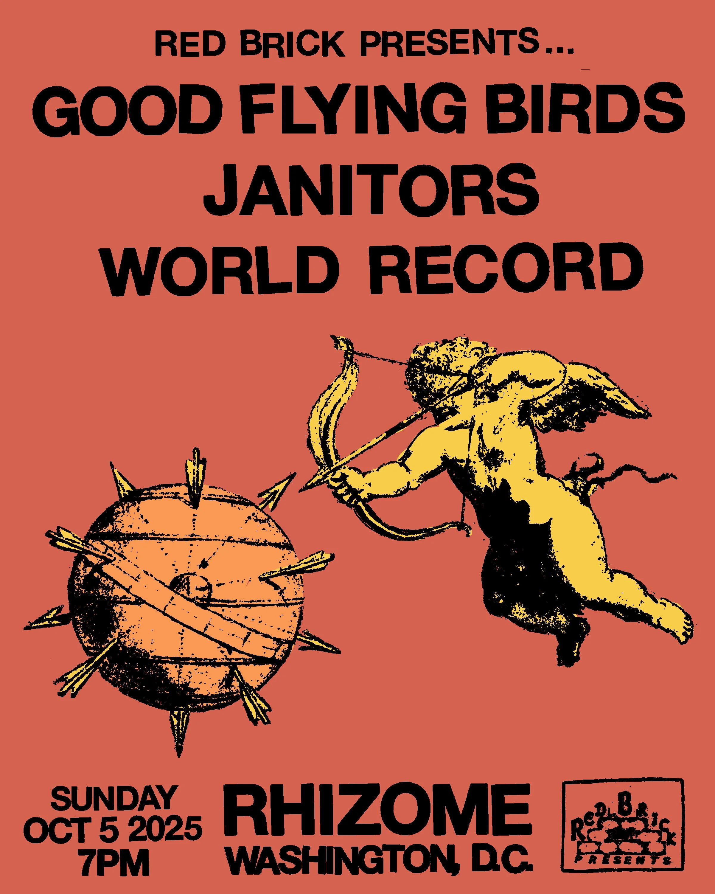 Good Flying Birds / Janitors / World Record — Rhizome DC